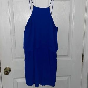 Blue express romper